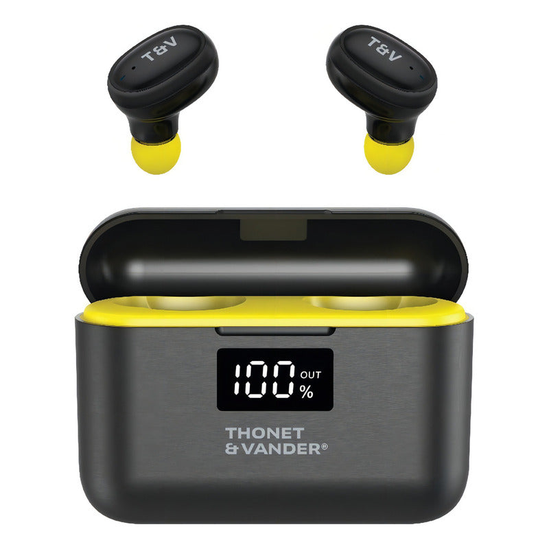 Audífonos In-ear Thonet & Vander Bohne Topp Negro Led Negro
