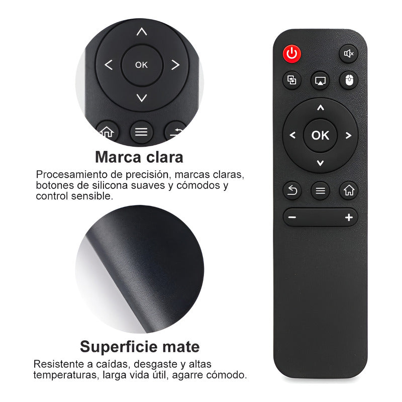 Proyector Hy300 Profesional 4khd Wifi Smart Tv Portatil Mini Negro