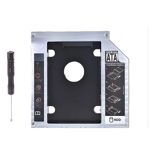 Caddy Adaptador 9.5mm Disco Macbook Notebook Sata Hdd Ssd
