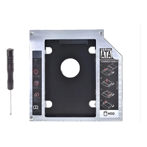 Caddy Adaptador 9.5mm Disco Macbook Notebook Sata Hdd Ssd