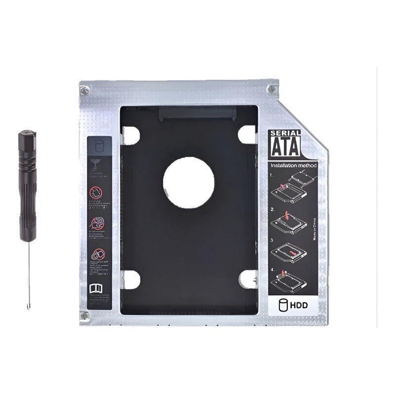 Caddy Adaptador 9.5mm Disco Macbook Notebook Sata Hdd Ssd