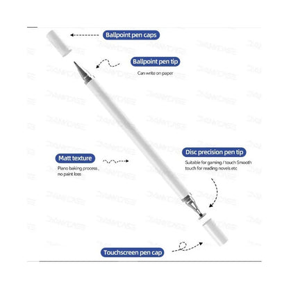 Lapiz Stylus Universal 2 En 1 Para iPad Y Tablet, Celular