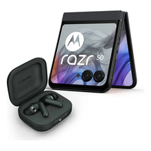 Cargar imagen en el visor de la galería, Kit Motorola Razr 50 + Motobuds+ Sound By Bose Gris Oscuro Gris Oscuro
