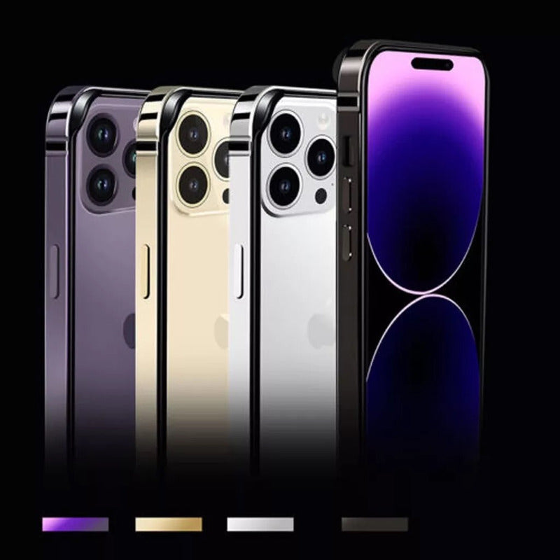 Funda Marco Metálico Para iPhone 15 Silver