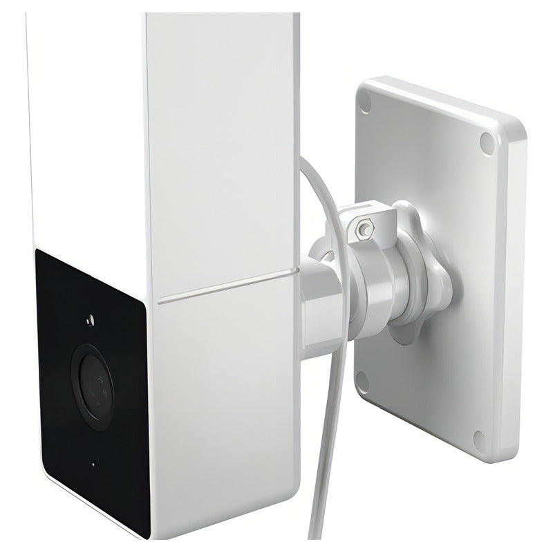 Cámara Vigilancia Wifi Nexxt Exterior 2k Nhc-f410 Luz Sirena Color Blanco