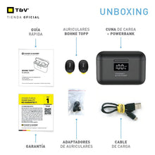 Cargar imagen en el visor de la galería, Audífonos In-ear Thonet &amp; Vander Bohne Topp Negro Led Negro
