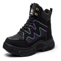 Tenis De Seguridad Industrial Zapatos Trabajo Hombre Nieion Negro Mx9