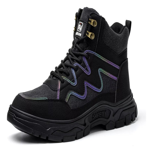 Tenis De Seguridad Industrial Zapatos Trabajo Hombre Nieion Negro Mx9