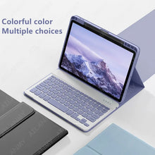 Load image into Gallery viewer, Funda Con Teclado Para Huawei Matepad Se 10.4 Ags5-w09/l09 Negro
