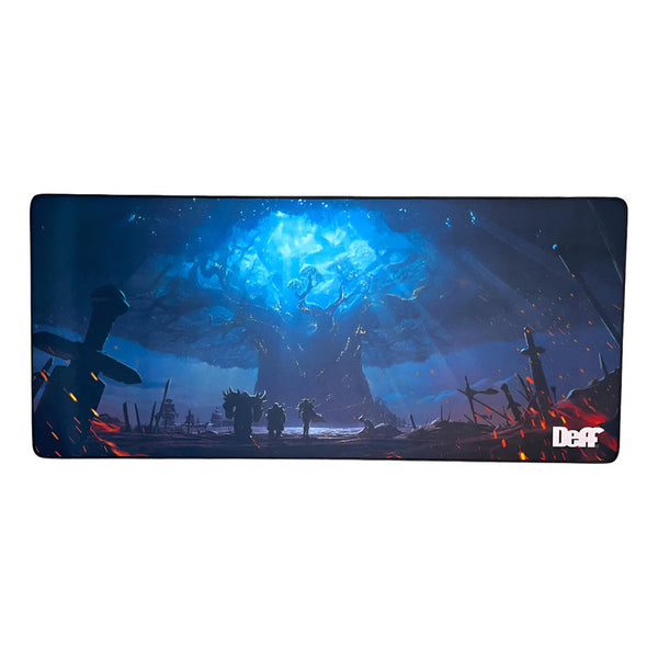 Mouse Pad Gamer Xl Antideslizante  Negro World Of Warcraft