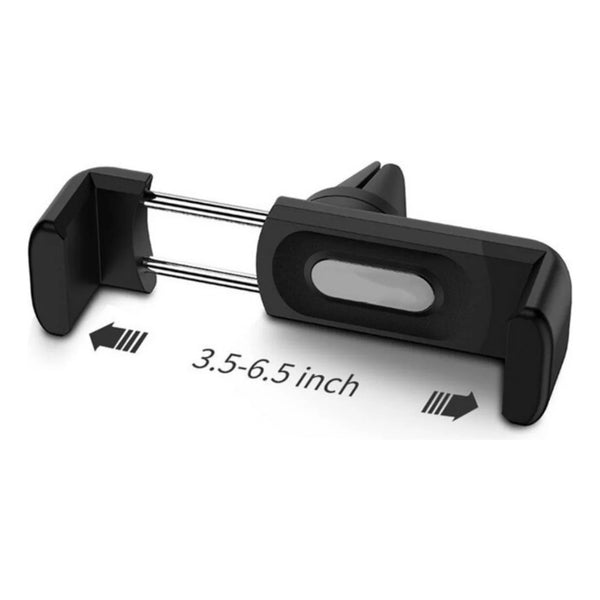 Soporte Porta Celular Auto Para Rejilla Aire Car Holder Negro