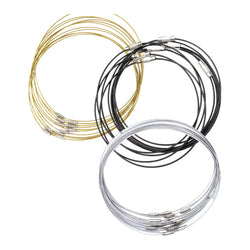 30 Pcs Collar De Acero Inoxidable Gargantilla