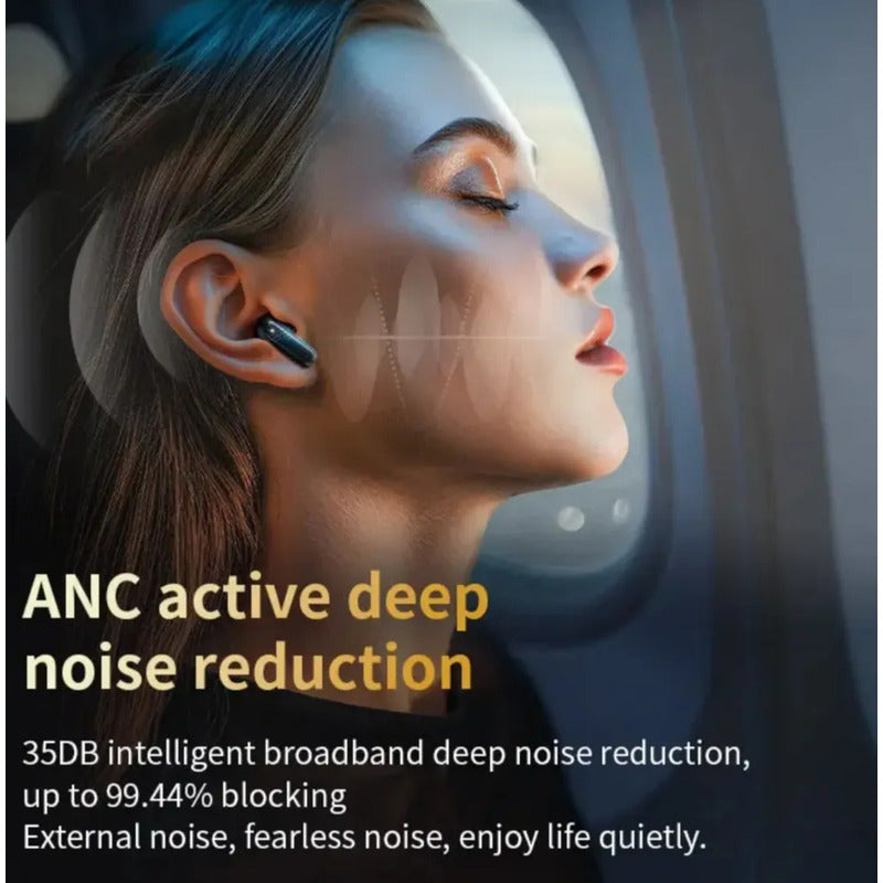Anc Enc Audifonos Inalámbricos Bluetooth Auriculares Lx10 Blanco