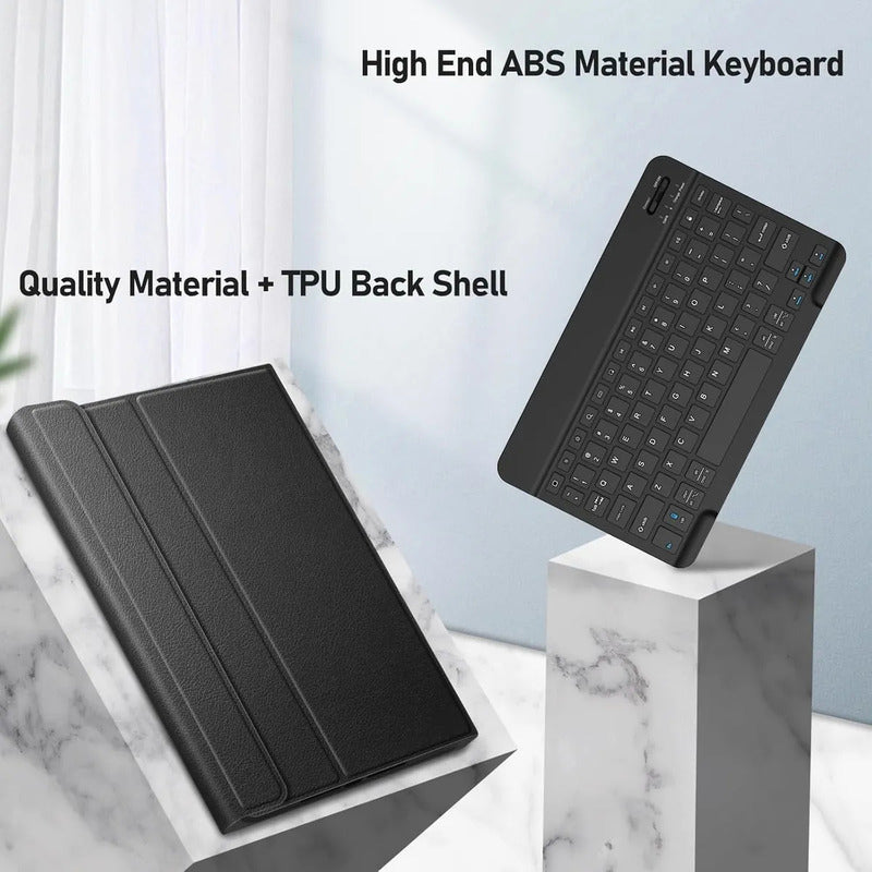 Funda Con Ñ Teclado Para iPad 7 8 9gen 10.2 / Air3 / Pro10.5 Negro