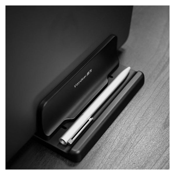 Soporte Vertical De Plástico Para Computadora Portátil, Sopo Negro