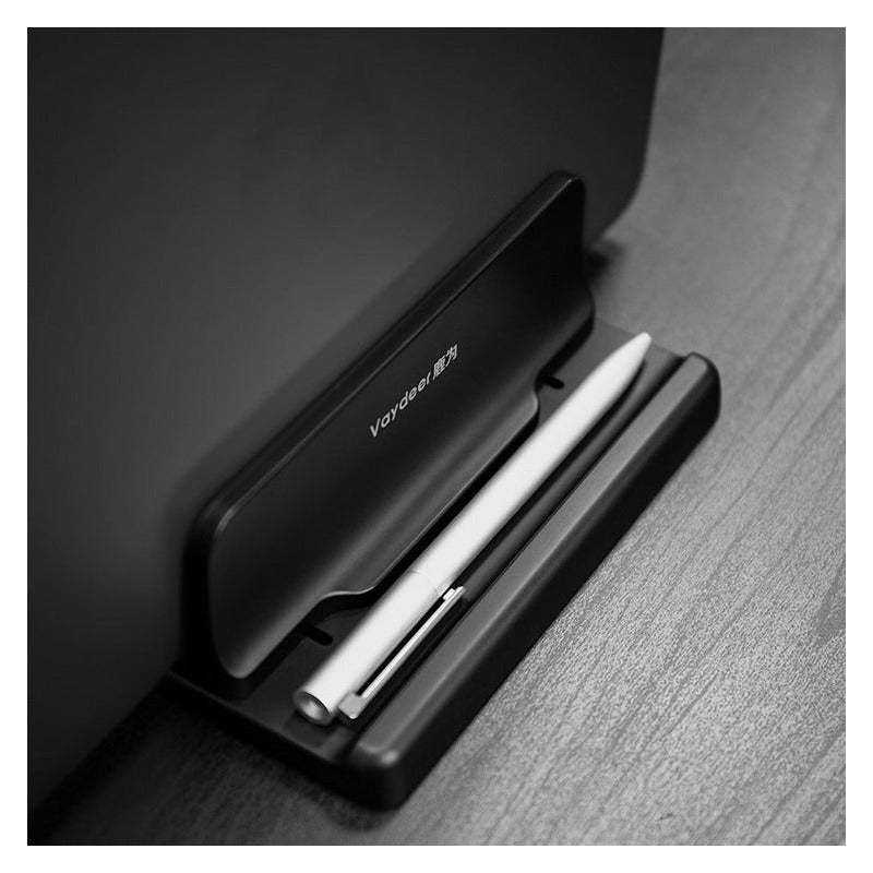 Soporte Vertical De Plástico Para Computadora Portátil, Sopo Negro