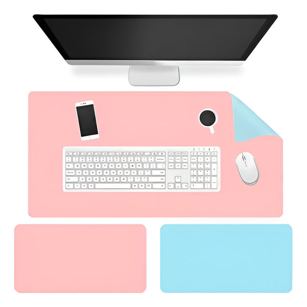 Alfombrilla Mousepad Reversible 80x40 Rosa/celeste Rosa/celeste