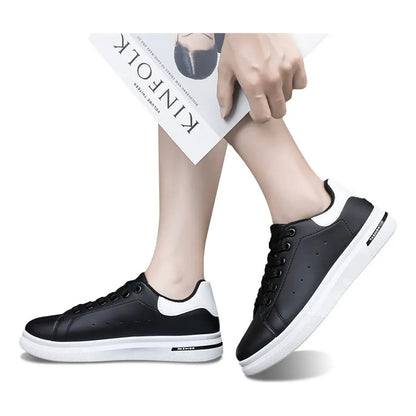Zapatos Deportivos Casuales De Moda Para Mujer Negro Lisa 37