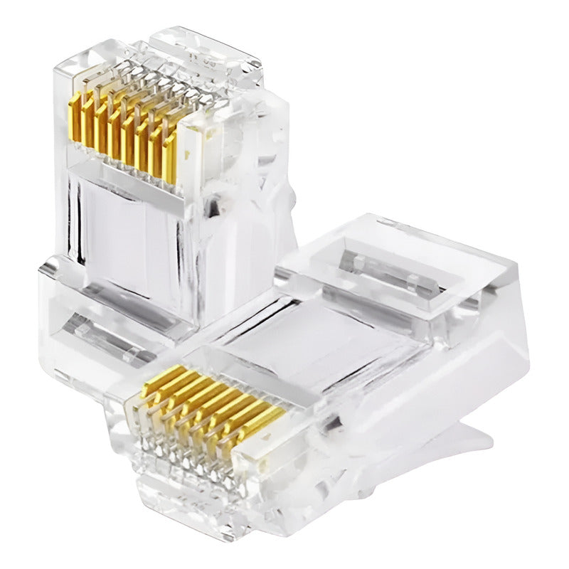 Conectores Rj45 Cat6 Plug  Bolsa 50 Unidades