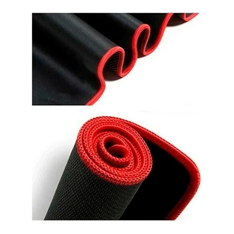 Alfombrilla Ratón Gamer Xl Antideslizante Negro Borde Cosido 75x35cm