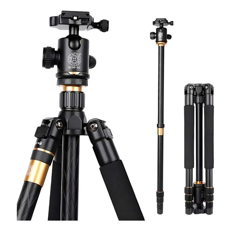 Trípode Monopode Profesional Q999(caja Abierta) Negro