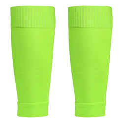 Media Deportiva Fútbol Sin Pie Verde Fluorescente