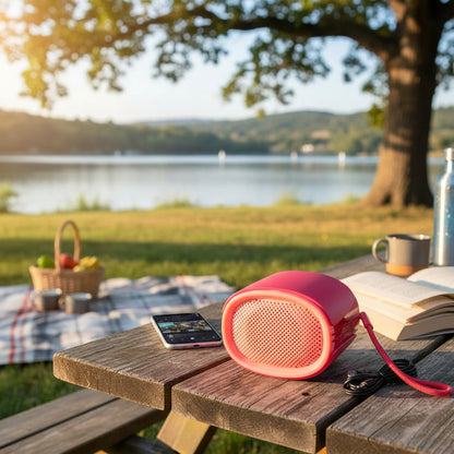 Mini Speaker Sada A6 Portátil Inalambrico Color Rosa