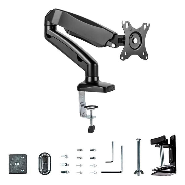 Soporte Ergonomico A Gas Para Monitor De Escritorio 17 A 32° Color Negro