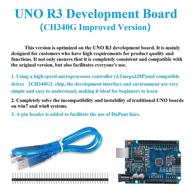 2 Unidades Upgrade One R3 Smd Tecneu, Compatible Con Arduino