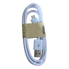 Cargar imagen en el visor de la galería, Cable Micro Usb Android Carga Data Blanco
