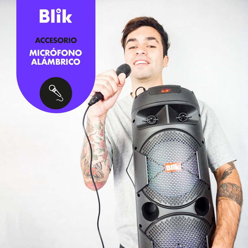 Parlante Blik Screamer3 Portátil Con Bluetooth Negra (nuevo Con Caja Abierta)