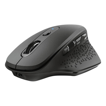Mouse Inalámbrico Recargable Trust Ozaa Black