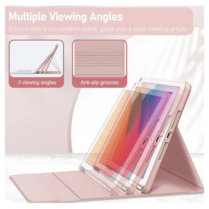 Funda Con Ñ Teclado Para iPad 7 8 9gen 10.2 / Air3 / Pro10.5 Rosa