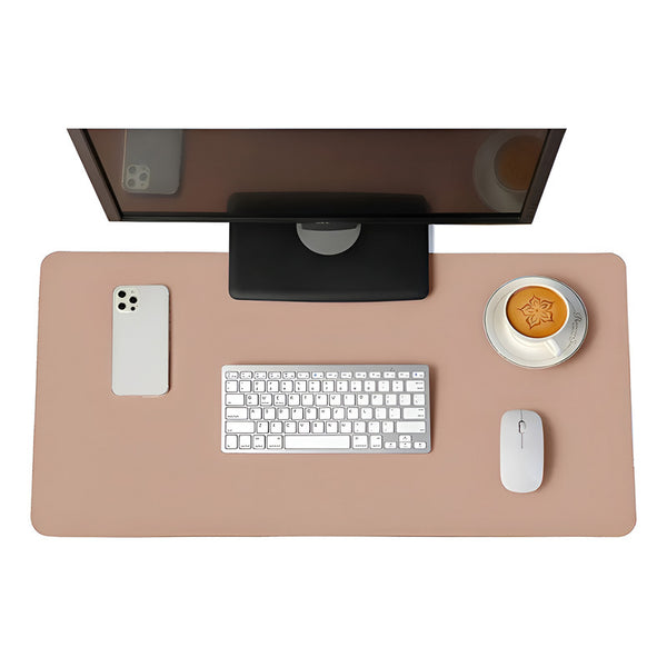 Alfombrilla Mousepad De Cuero Sintético Impermeable 80x40 Nude Nude