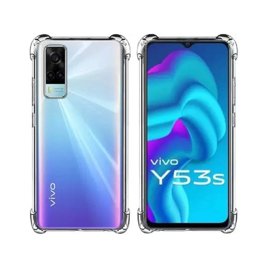 Carcasa Vivo Y53s Antishock Compatible + Lamina Completa Transparente