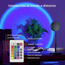 Cargar imagen en el visor de la galería, Lámpara De Proyección Sunset Fotografía Luz Ambiente Punkzz
