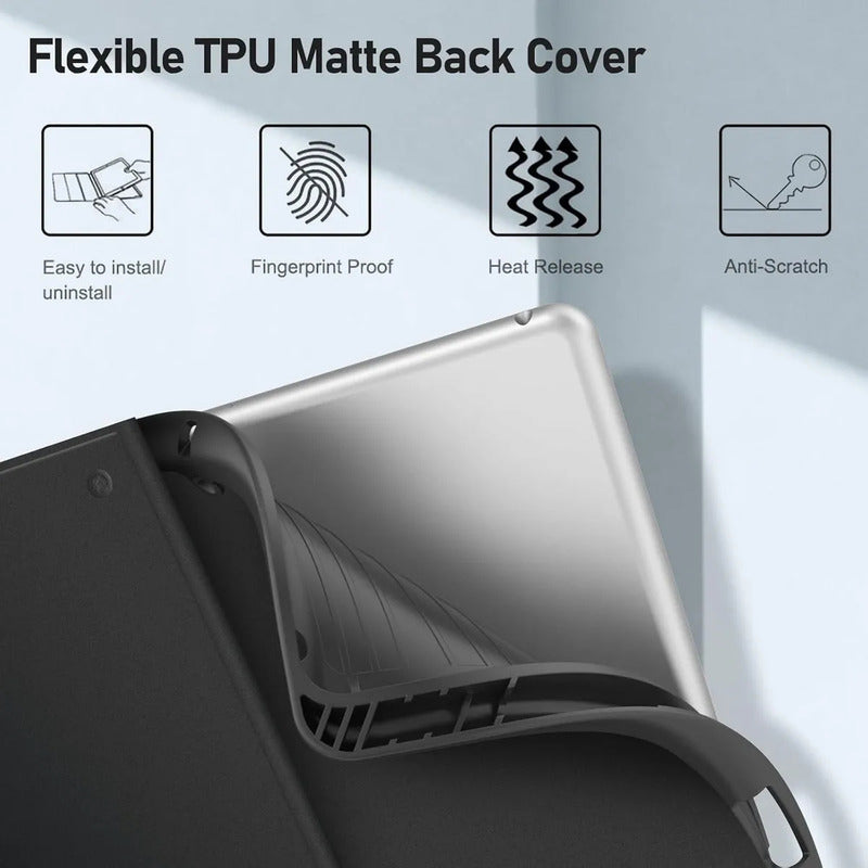 Funda Para iPad 10 Generacion 10.9 2022 Con Teclado Ñ Gris Oscuro