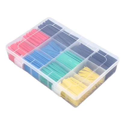 Set 530 Tubos Termoretractil Colores Varias Medidas