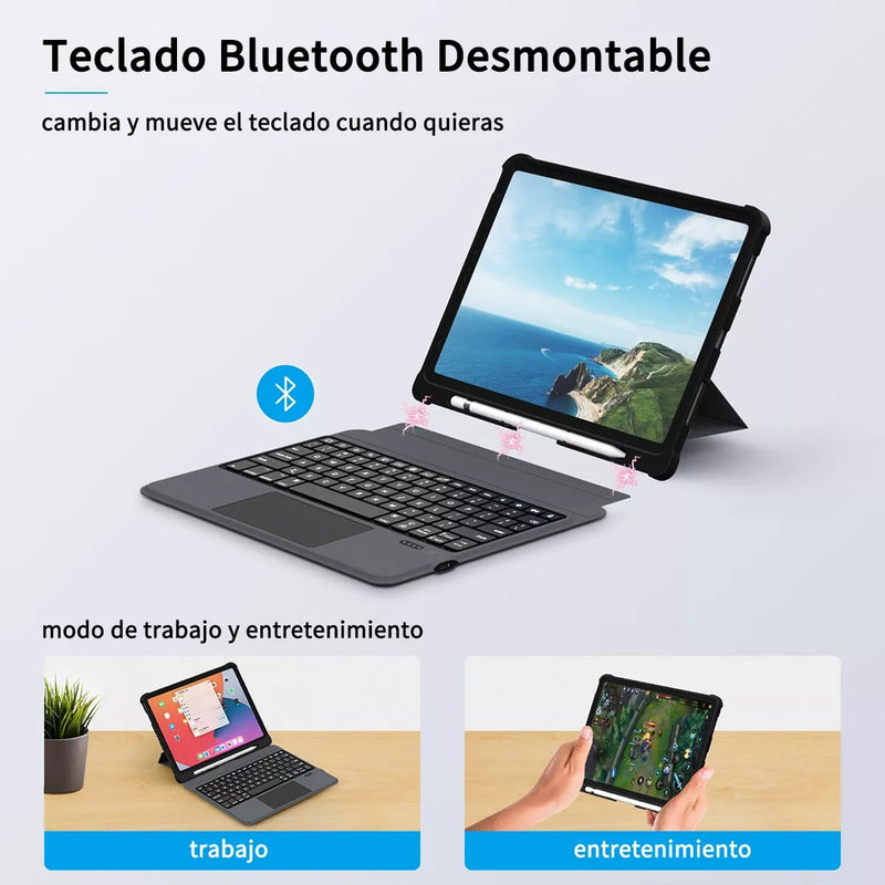 Funda Con Teclado Inalámbrico Para iPad Pro - 12.9 Pulgadas