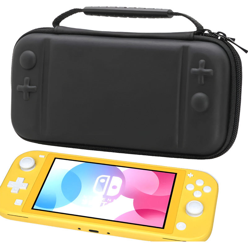 Estuche Protector Compacto Para Nintendo Switch Lite Negro