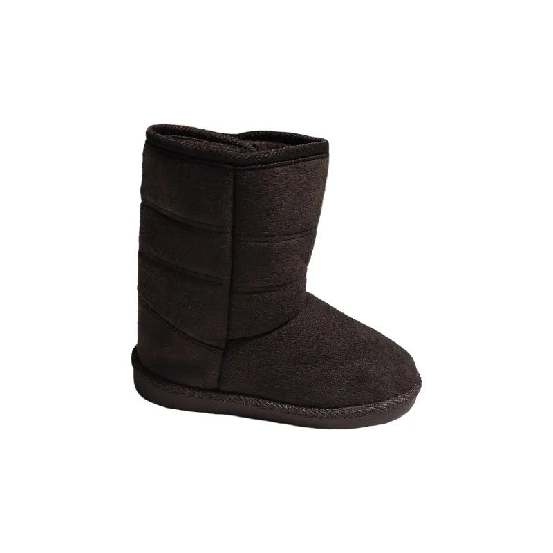 Bota Pantufla De Niño Con Chiporro Marrón Geométrico 27 Cl