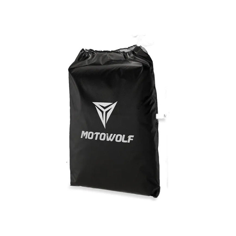 Cobertor De Moto Universal Motowolf 0802 - 4xl Negro/plata