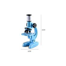 Cargar imagen en el visor de la galería, Kit De Ciencia Para Niños Microscopio Juguete Educativo Azul Claro

