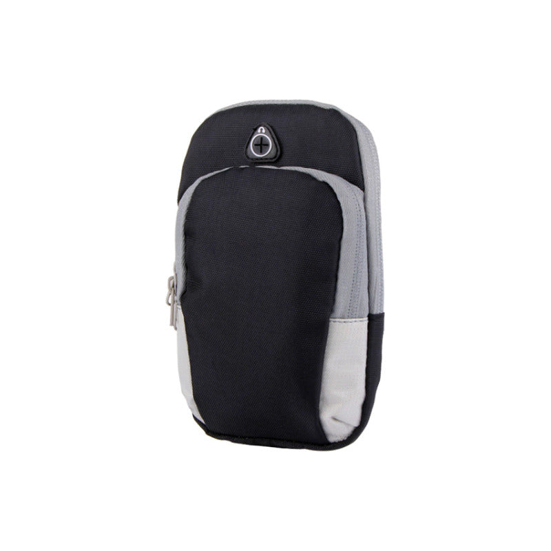 Brazalete Deportivos Celulares Y Accesorios Para Correr Negro Con Gris Poliéster
