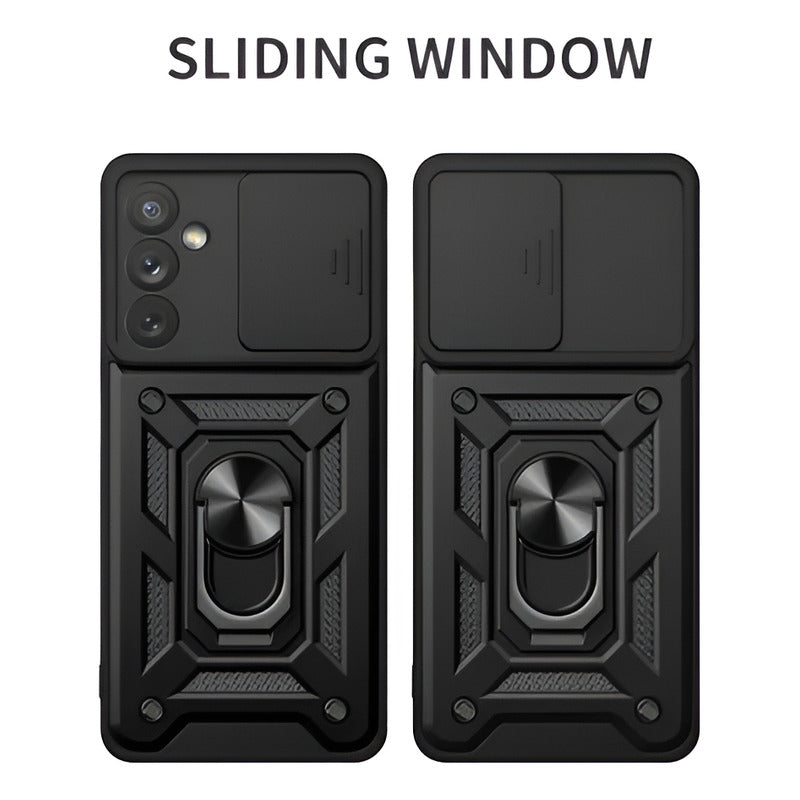 Carcasa Para Samsung Antishock Anillo Blindada Series S Dorado S21 Fe