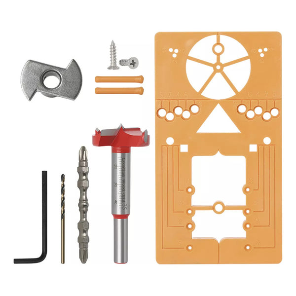 Kit De Perforación Para Taladro Guía Bisagra Escondida 35mm