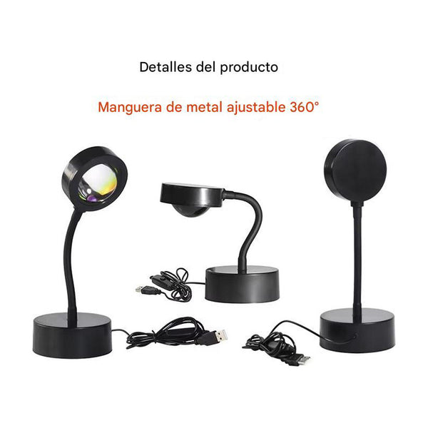 Lámpara De Proyección Sunset Fotografía Luz Ambiente Punkzz