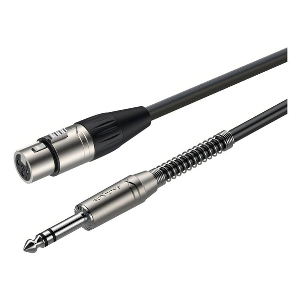 Cable Canon Xlr Hembra A Plug 6.3 Estéreo Roxtone 3mt