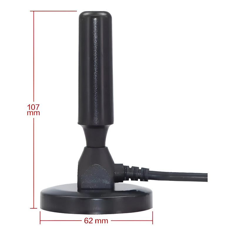 Antena Digital Dvb-t2 Television Smart Digital Plasma Lcd Negro