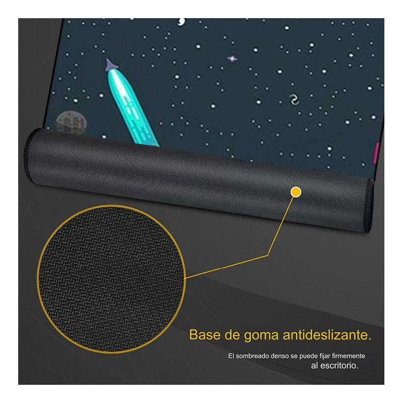 Mousepad Gamer Among Us Xxl 90x40 Cm Antideslizante Color Negro